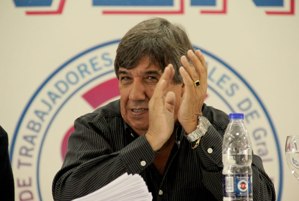 Cholo García, secretario general de la Contram. Foto: Sonido Gremial