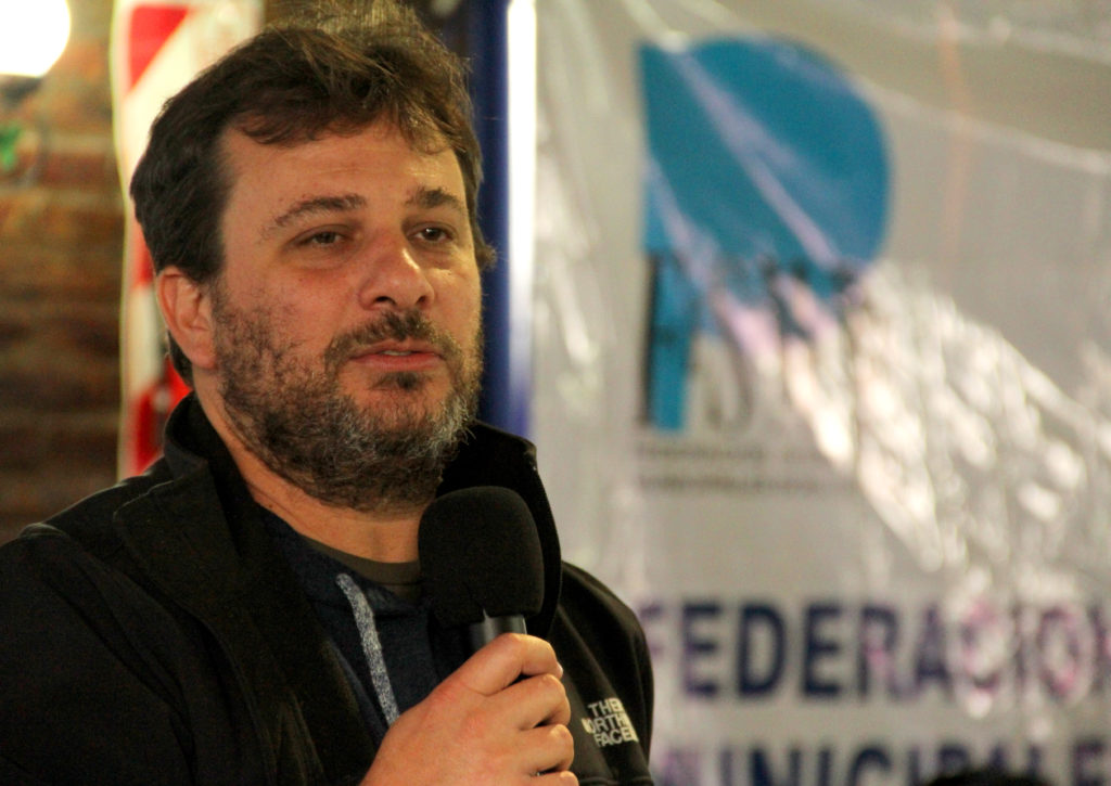 Hernán Doval, secretario general del STMA. Imagen: Sonido Gremial