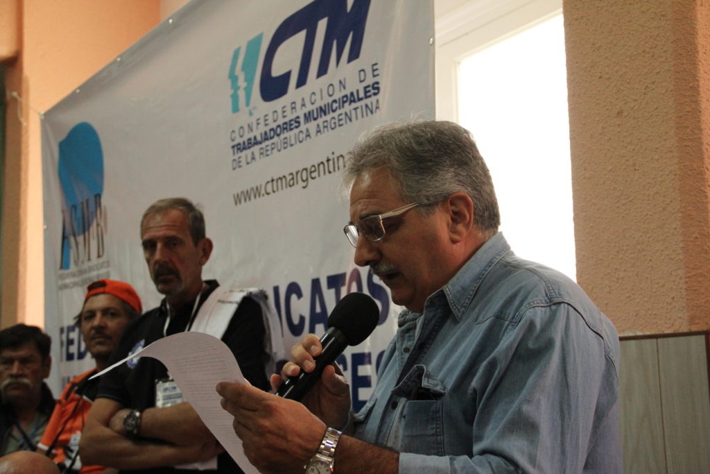 Daniel Ferro, interventor de la federación de Mendoza. Foto: Sonido Gremial