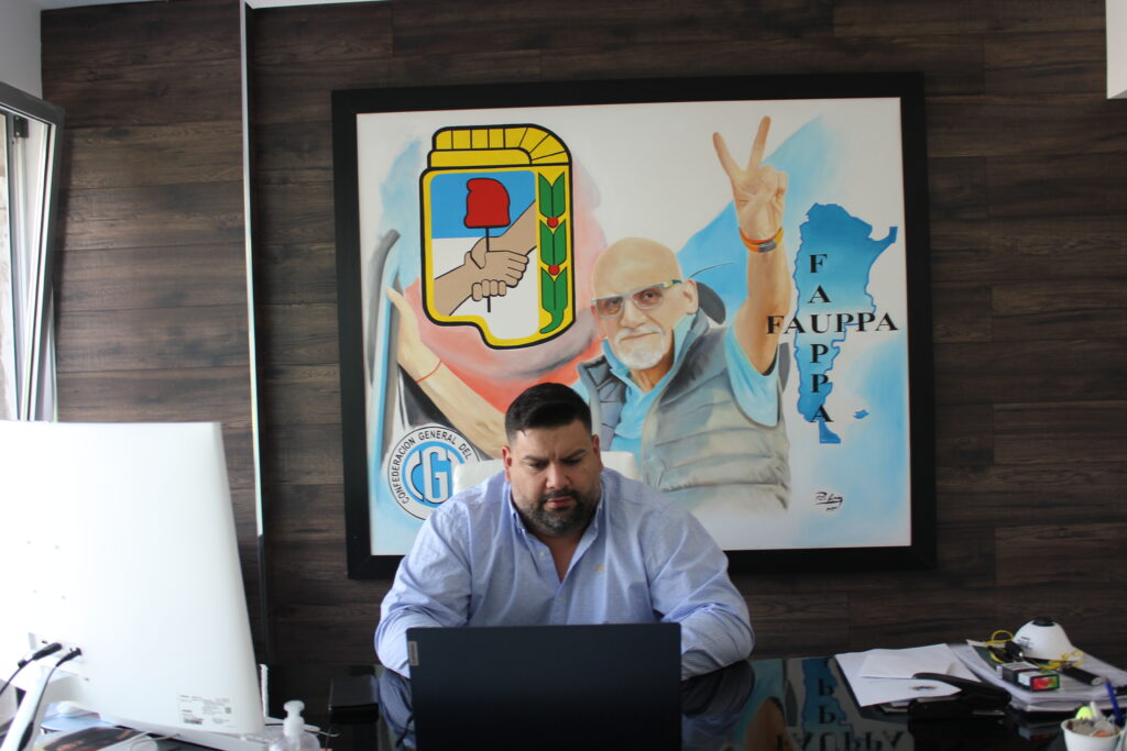 Gastón Frutos, Panaderos. Foto: Sonido Gremial