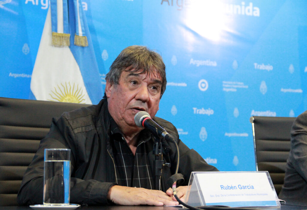 Rubén García, Fesimubo (municipales). Foto: Sonido Gremial