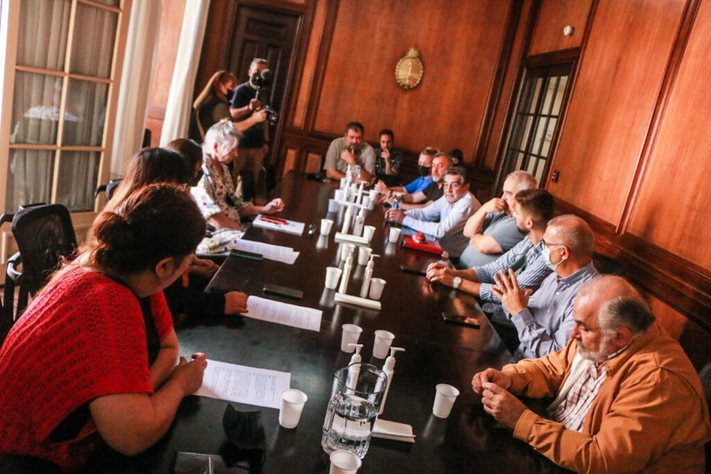 Reunión paritaria. Foto: prensa ATE