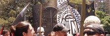 El SUTNA durante la marcha en contra del DNU anunciado por Javier Milei (Foto: Sonido Gremial)