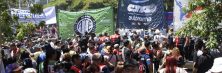 marcha de los gremios a Tribunales